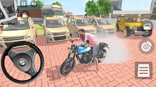 Ultimate Vehicle Collection In Car Simulator - Franklin Royal Enfield Bike Wheelie Challenge screenshot 4