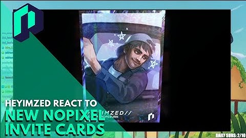Heyimzed React to New Nopixel Invite Cards | Nopixel