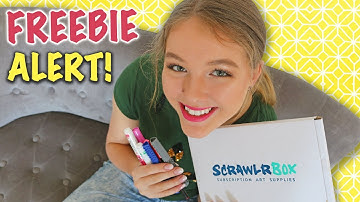 SCRAWLRBOX - Subscription Box | Freebie Friday