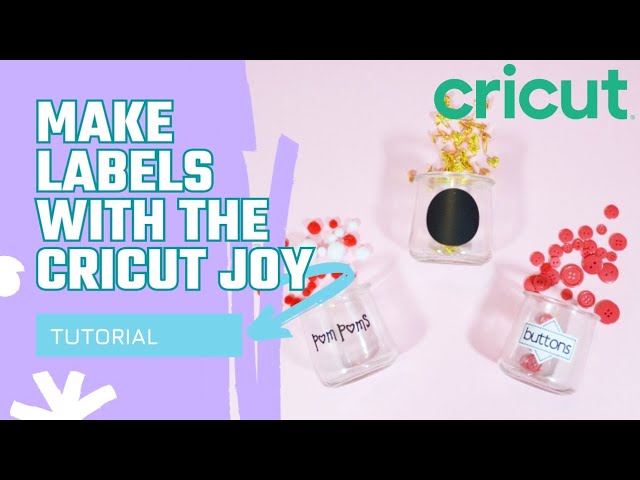 5 DIY Labels Made With Cricut Joy - Small Stuff Counts