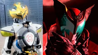 【ガンバライジング】仮面ライダーイクサ セーブモード(音也) ダークキバ(音也) 必殺技演出 「ブロウクン・ファング」「ダークネスヘルクラッシュ」