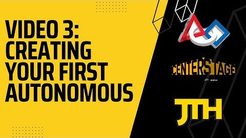 FTC Programming - First Autonomous - Video 3