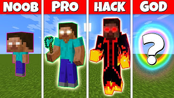Minecraft NOOB vs PRO vs HACKER vs GOD: HEROBRINE MONSTER in Minecraft | Animation