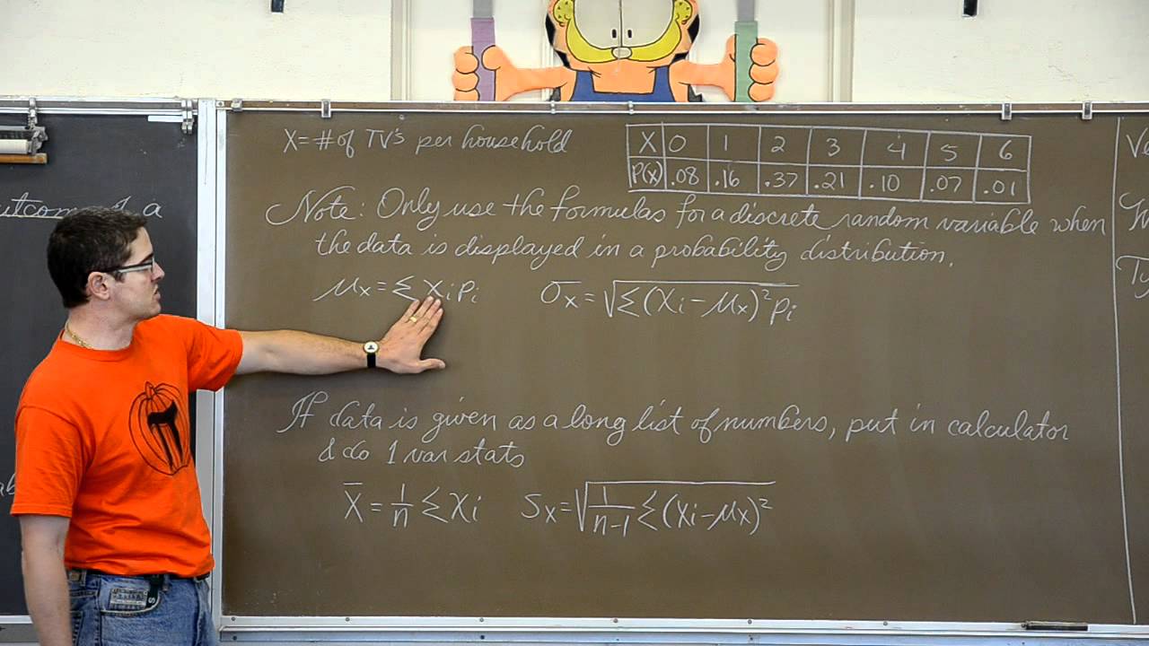 Discrete & Continuous Variables Part 1 - YouTube