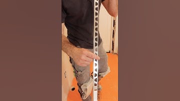 Best Way to Cut Schluter Trim - #shorts #homerepairtutor