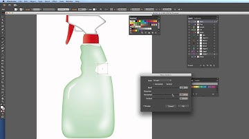 Bottle illustration sample