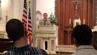 Justin's Eagle Scout  Speech