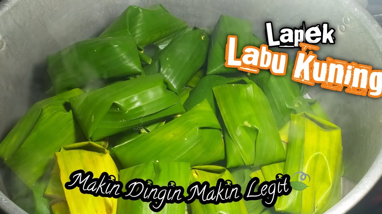Hanya 4 Bahan‼️Begini Cara Bikin Lapek Labu Kuning Yang Lembut Legit Dan Yummy