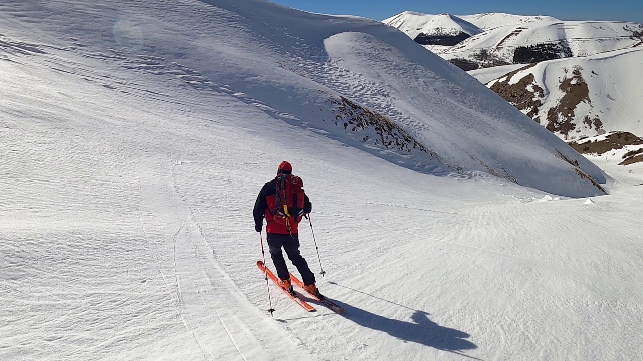 Sci Alpinismo Sibillini discesa da Monte Porche Ovest  Pt.2