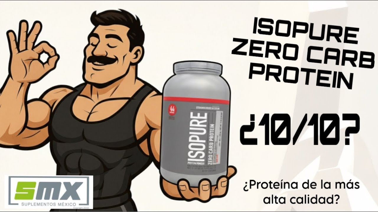ISOPURE 🔥 Reseña completa de esta famosa prote sin carbohidratos | SMX