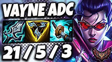 Vayne vs Lucian ADC [ Triple Kill ] Lol Korea Grandmaster Patch 13.19 ✅