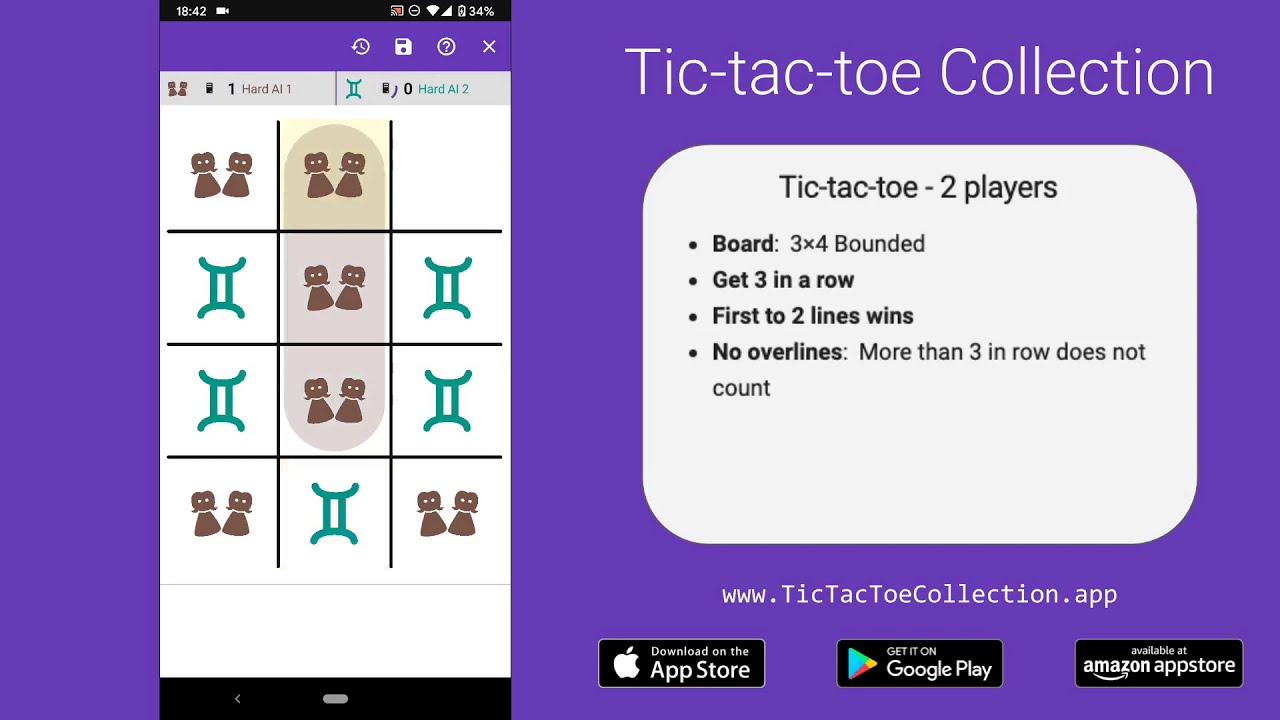 Tic Tac Toe 2 3 4 Player games APK for Android Download