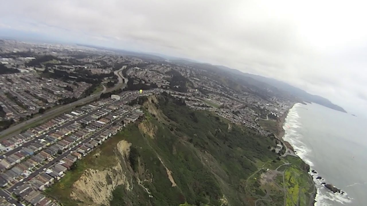 Paragliding Pacifica, CA Mussel Rock YouTube