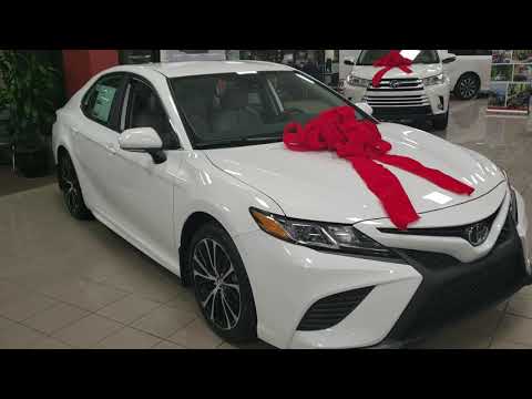 Toyota Camry Se 2019 Super White Exterior With Ash Interior