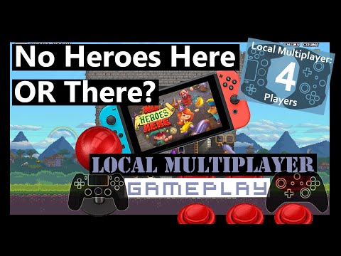 No Heroes Here 4 Player Local Multiplayer Nintendo Switch - Gameplay