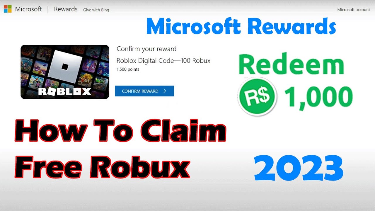 Problem redeeming 200 robux reward : r/MicrosoftRewards