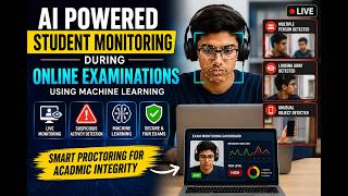 AI-Based Student Monitoring System for Online Examinations Using Machine Learning