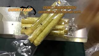multipack egg rolls biscuit packing machine