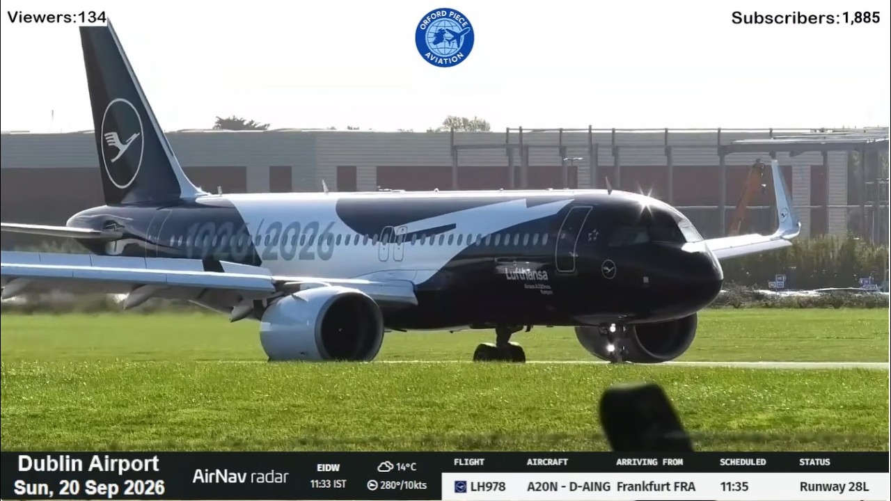 Dublin Airport Live (EIDW/DUB) - 20th September 2026