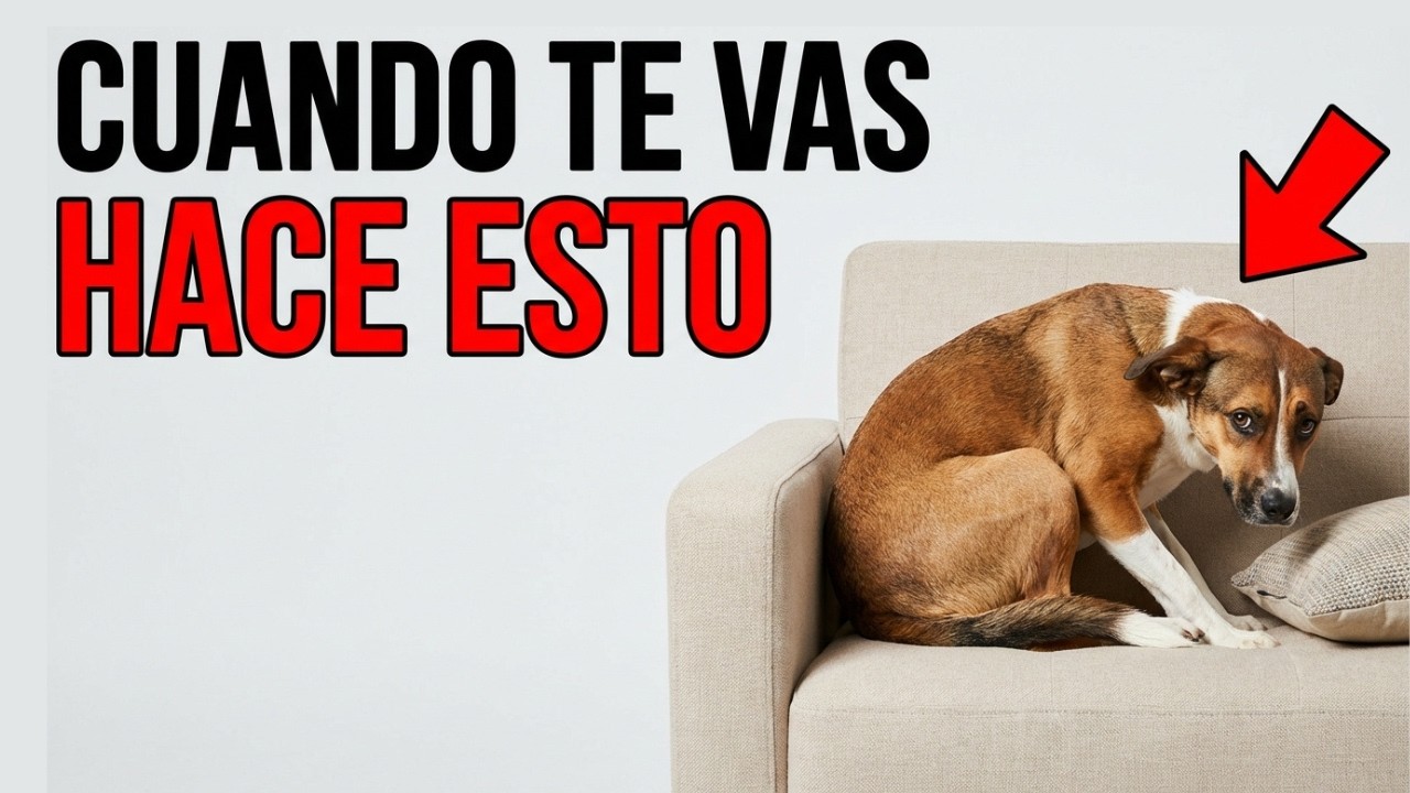 Qué hace tu perro cuando te vas (lo que realmente pasa)