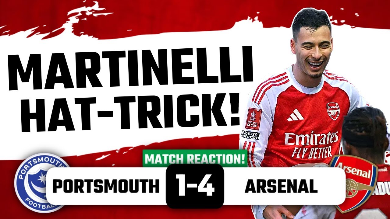 СНОВА СТАНДАРТНЫЙ ШАНС, ОЛЕ-ОЛЕ!┃Портсмут 1-4 Арсенал┃Реакция на матч!