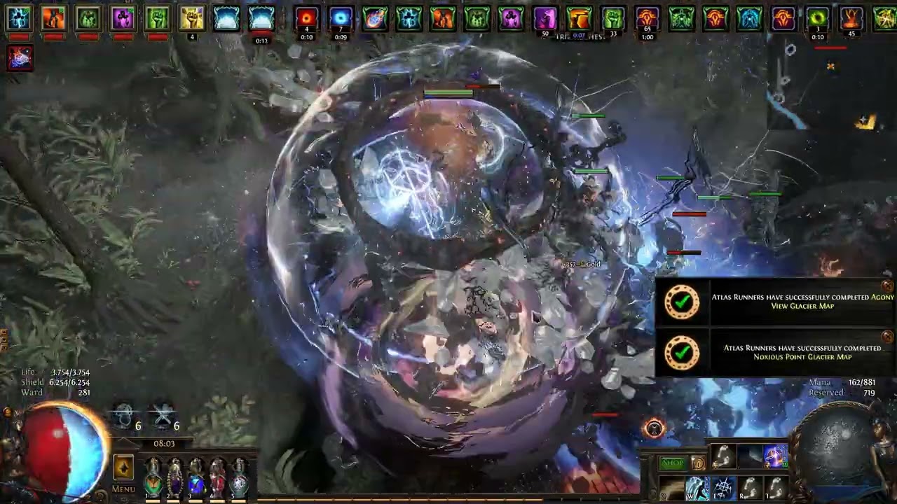 Herald Stacking Elementalist Showcase 3.27 Keepers League