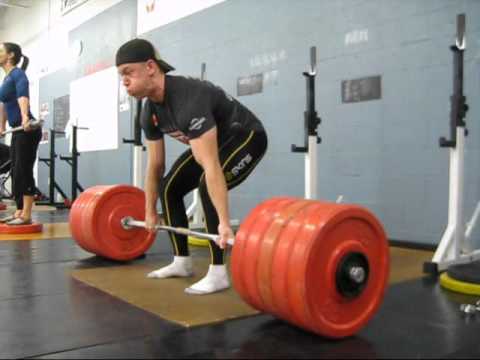 Deadlift 500 lbs @ bodyweight 168 lbs