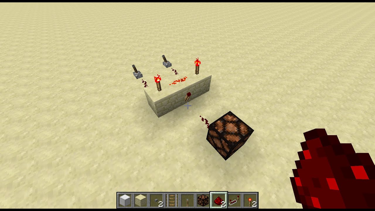 MinecraftAND gate (redstone) YouTube