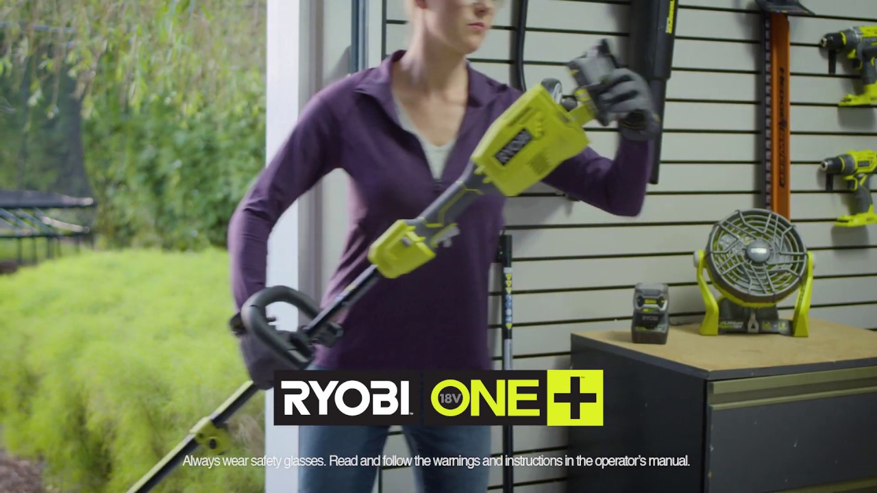 ryobi hand held grass trimmer