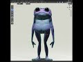 Frog cartoon resizable arttoy - 3d printable files