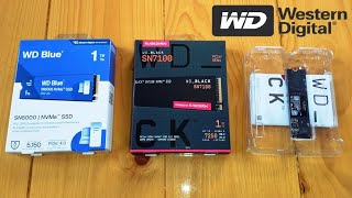 Black & Blue WD NVMe SSD 1TB PCIe 4.0 are here!