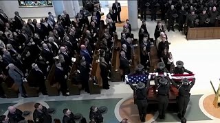 Thousands attend funeral for Pennsylvania State Police Corporal Timothy O'Connor