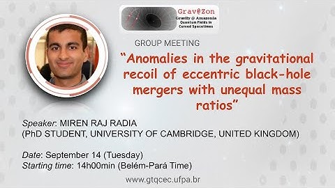 Miren Raj Radia (PhD Student, University of Cambridge), Anomalies in the gravitational recoil...