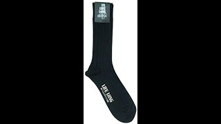 「開封レビュー」LIFE LONG 永久交換保証ソックス 28cm丈リブソック