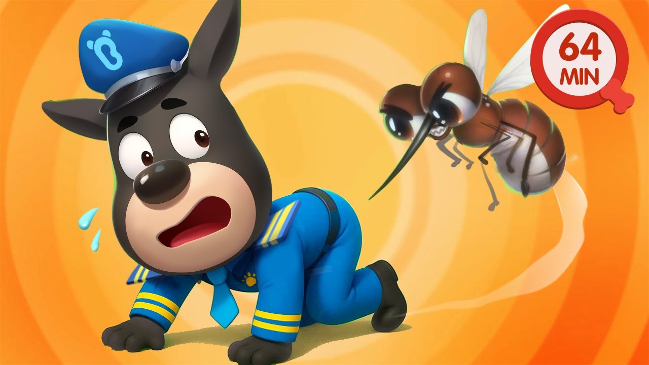 Mosquito, Go Away! | Useful Story | Safety Rules for Kids | Sheriff Labrador
