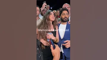 تامر حسني ووالدته وزوجته بسمة بوسيل وهنا الزاهد يشعلوا العرض الخاص فيلم بحبك 