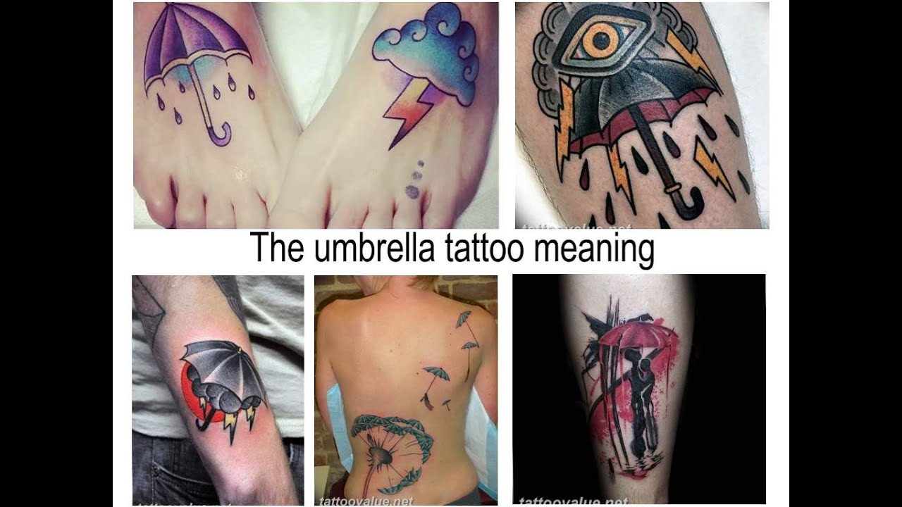 What does an umbrella tattoo symbolize?