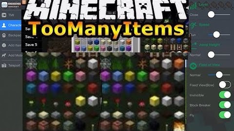 MCPE IOS 0.14.0 Too Many Items Mod