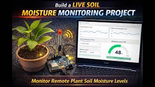 Experiment 12 Live Soil Moisture Monitoring using ESP32 | IoT Plant Monitoring System exp 12