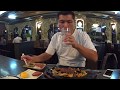 ハイウェイ食堂　沖縄県那覇市　24時間営業　ステーキとマグロ刺身とポーク玉子にビールと泡盛水割り