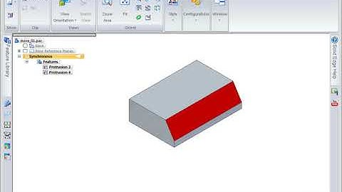 Moving and rotating faces