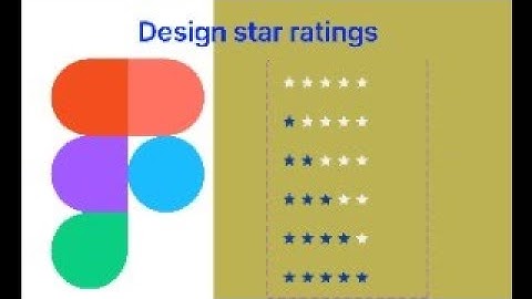 Design star ratings review using Figma