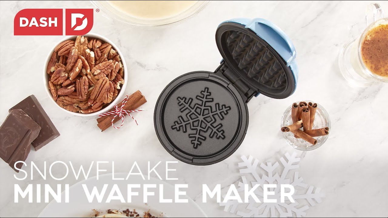 You Can Have Snowflake and Gingerbread Waffles With This Cute Dash Set