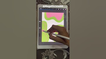 How to draw a Simple Wallpaper in Procreate #49