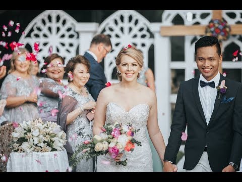 Filipino American Wedding Docenawoodyoumaryme Youtube