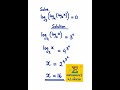 Nested Logarithm Equation