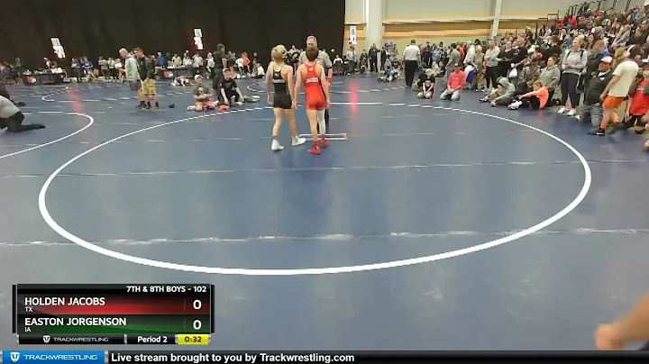 102 Lbs Champ. Round 1 - Easton Jorgenson, IA Vs H...