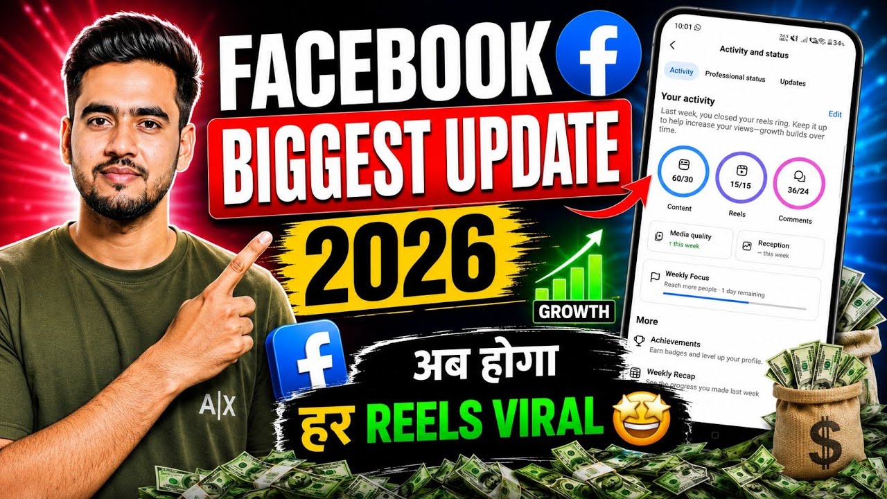 Facebook Biggest Update 2026😱 facebook weekly challenge your activity ...