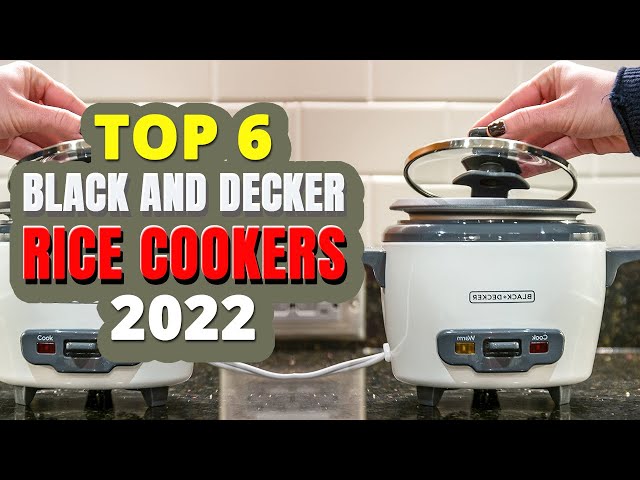 BLACK And DECKER RC503 Uncooked Rice Cooker Review