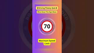 Road Sign for driving Test || Road Rules IlTraffic Rules || Theory Test || Quiz #rulesoftheroad